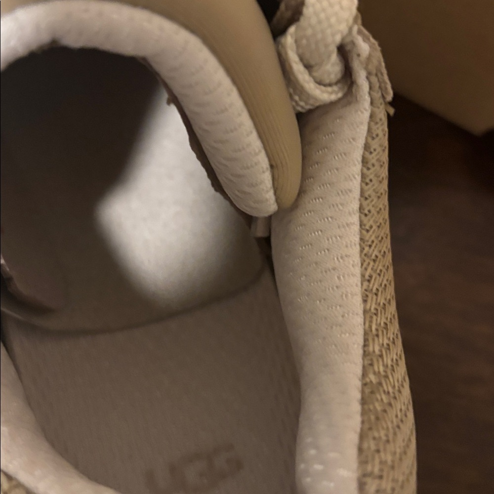 UGG Taupe Lace-Up Platform Sneakers - Picture 7 of 10